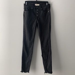 Madewell 9” Mid Rise Skinny Sz 25